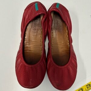 Tieks Red Flats